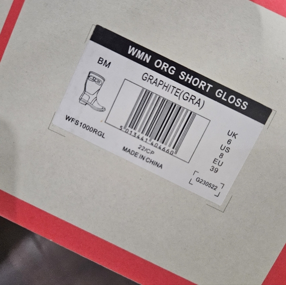 Hunter Glossy Charcoal Boots - Picture 4 of 8